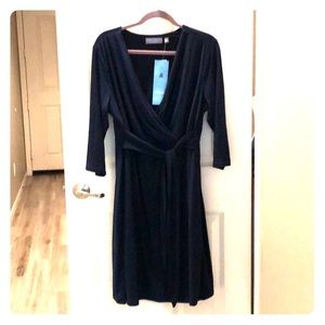 Navy slimming dress